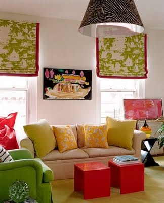 Ideas para una sala estar llena de color y diseño decoracion ... Sala Colorida diseño