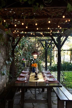 Disfrutando del exterior decoracion estiloydeco Covered patio decoración