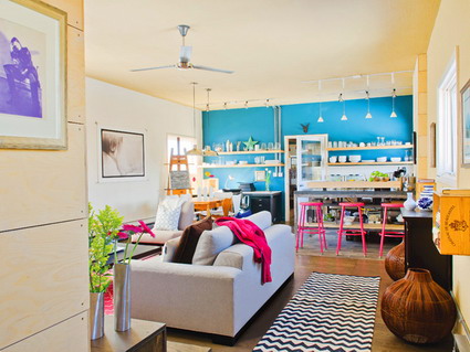Decoracion, estitica y pintura: un pequeño hogar turquesa