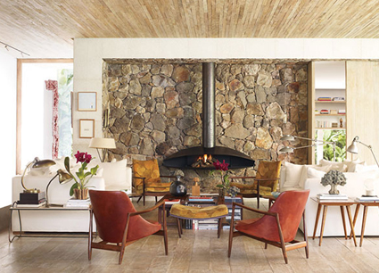 Un moderno chalet integrado en la naturaleza decoracion ...