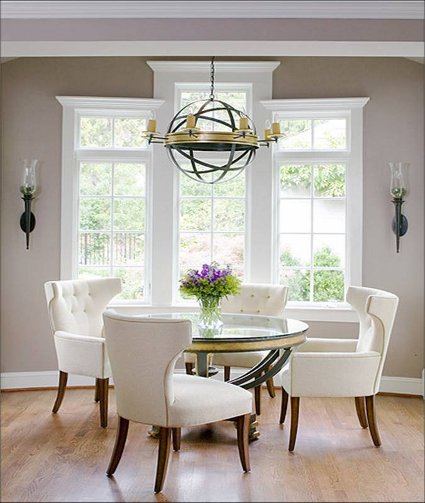 White Dining Room Walls