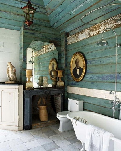 Ideas para decorar el baño rustico ~ dikidu.com