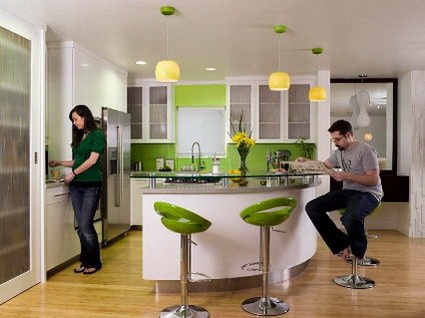 Decora tu cocina de color verde decoracion estiloydeco