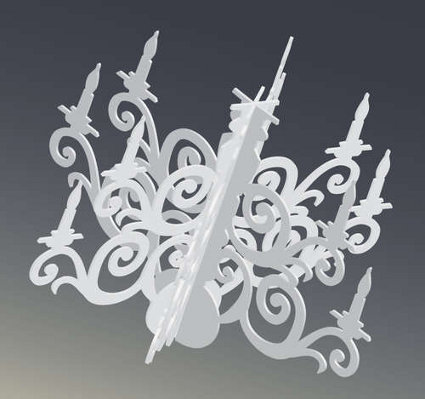 Cómo hacer un candelabro moderno decoracion estiloydeco Papel diseño Candelabros