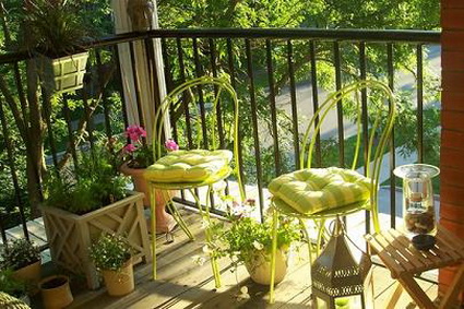 Balcones decoracion estiloydeco Decoración Balcón Garden
