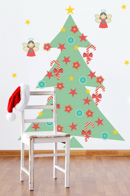 Árboles de Navidad en 2D - Decoración de Interiores y Exteriores - EstiloyDeco Árboles de Navidad en 2D - Decoración de Interiores y Exteriores - EstiloyDeco
