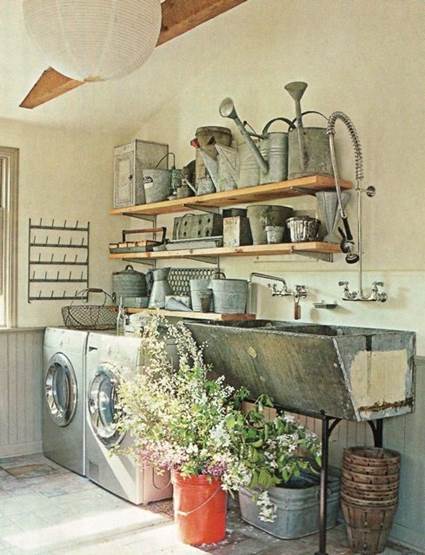 Lavaderos con aire romántico decoracion estiloydeco