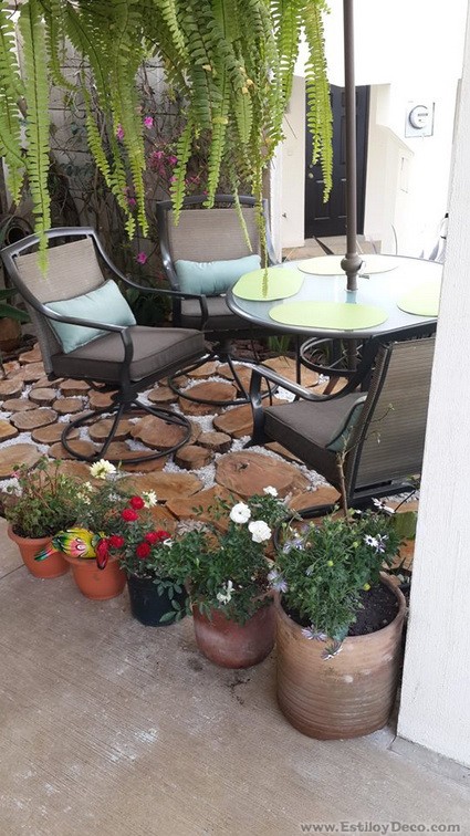 Pensativo Gran cantidad de asistencia Pequeño jardín con troncos - Decoración de Interiores y Exteriores - EstiloyDeco Pensativo Gran cantidad de asistencia Pequeño jardín con troncos - Decoración de Interiores y Exteriores - EstiloyDeco