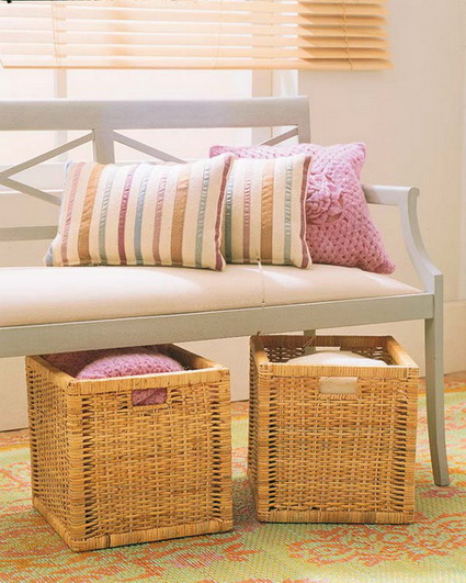 Ideas para decorar con cestas de mimbre Decoracion EstiloyDeco Ideas para decorar con cestas de mimbre Decoracion EstiloyDeco