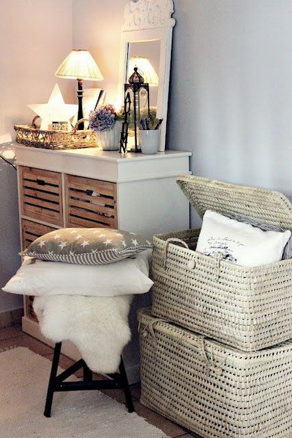 Ideas para decorar con cestas de mimbre Decoracion EstiloyDeco Ideas para decorar con cestas de mimbre Decoracion EstiloyDeco