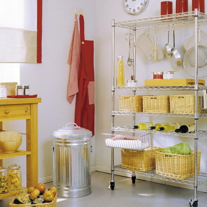 Ideas para decorar con cestas de mimbre - Decoración de Interiores y