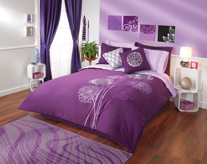 Dormitorios lila. Ideas para decorar dormitorios en color lila.