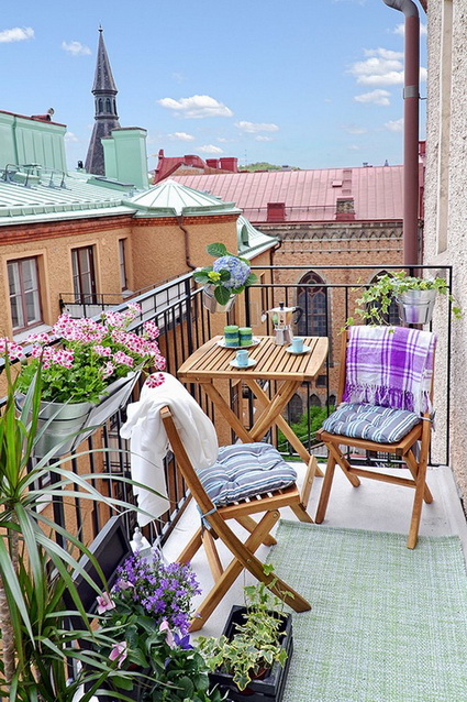 10 ideas para balcones pequeños - Decoración de Interiores y Exteriores