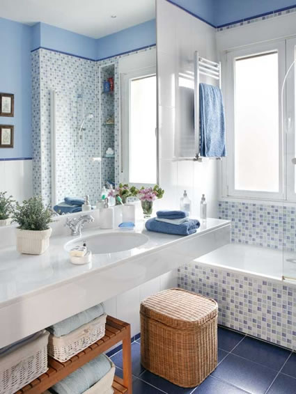 Diferentes colores para baños - Decoración de Interiores y Exteriores