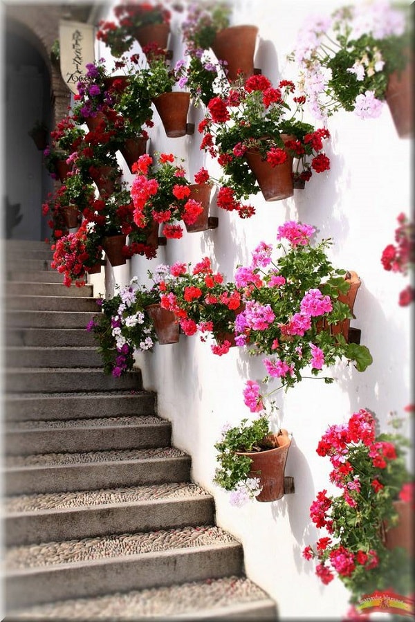 Jardines y terrazas con mucho color decoracion estiloydeco
