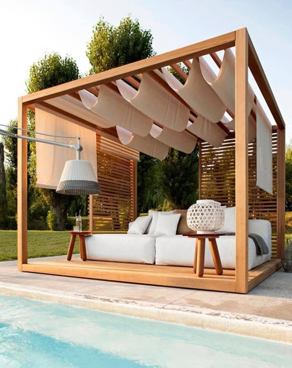 pergola cu perdele