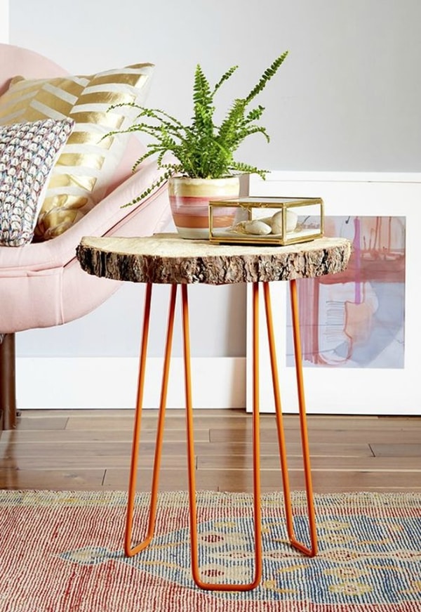 Pryconsa decoración con troncos reciclados