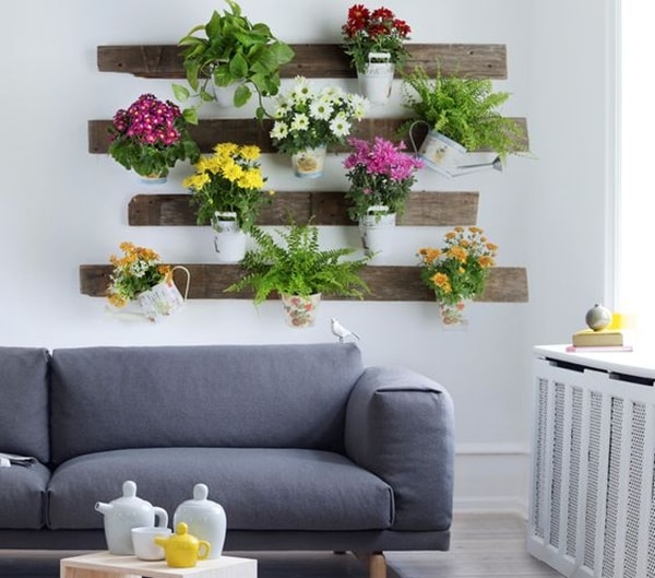 Ideas originales para decorar interiores con plantas - Decoración de