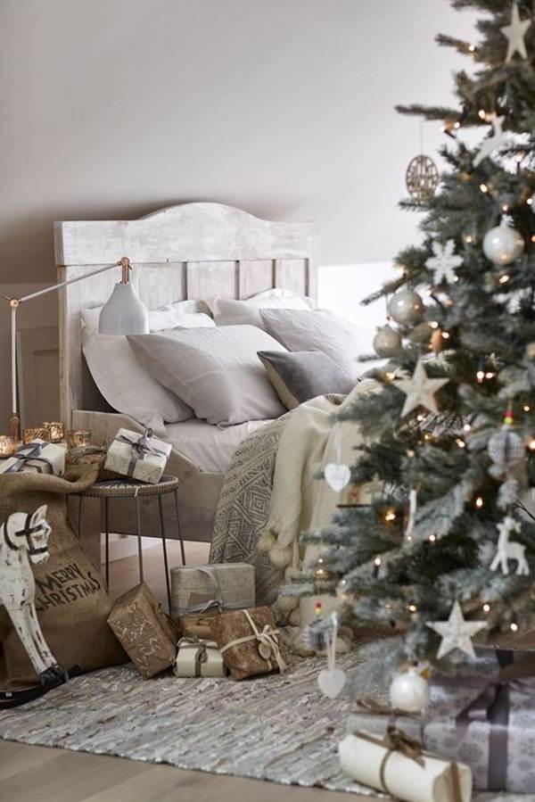 Ideas para decorar dormitorios en navidad decoracion estiloydeco