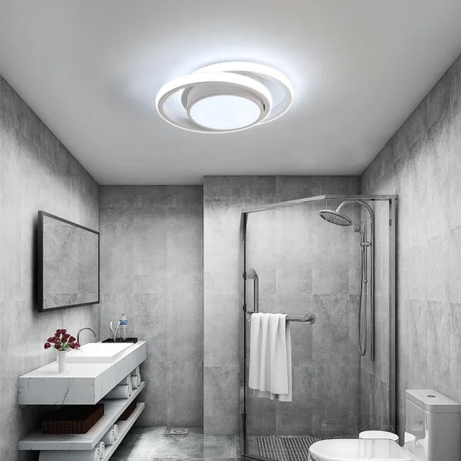 Plafón moderno para baño