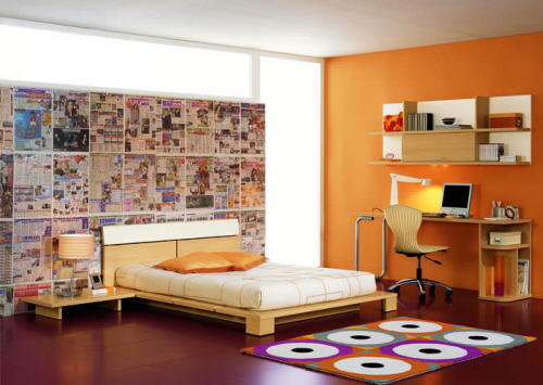 pared-personalizada-para-un-cuarto-juvenil - Decoración de ... pared-personalizada-para-un-cuarto-juvenil - Decoración de ...