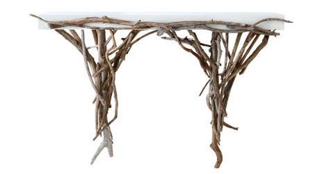 Muebles con troncos - Decoración de Interiores y Exteriores - EstiloyDeco