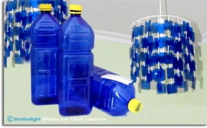 lámpara botella