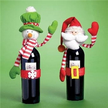 botelleros navideños