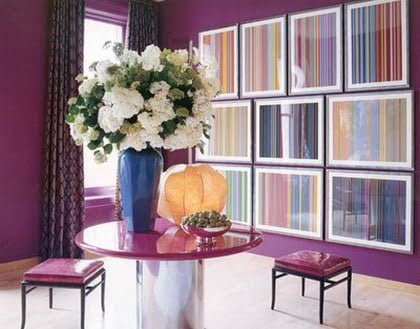 decoracion lila