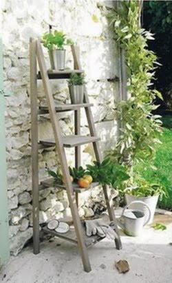 escalera reciclada