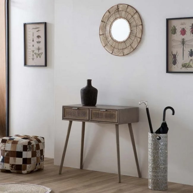 Recibidor de madera con rejilla Maisons du Monde