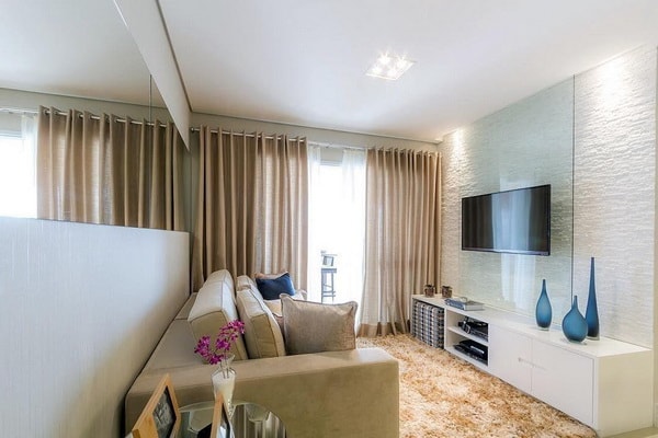 Espejos para decorar salas pequeñas