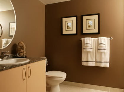 decoracion_baño_marron