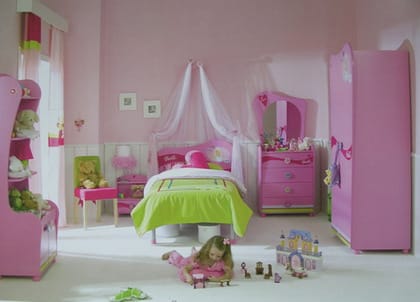 elegante_habitacion_niñas_rosa_verde