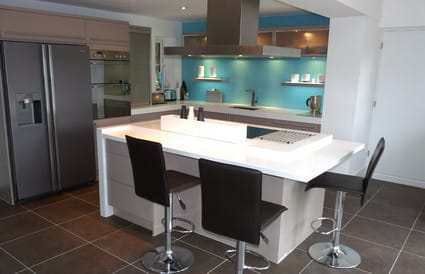 Turquesa en la cocina - Decoración de Interiores y Exteriores - EstiloyDeco