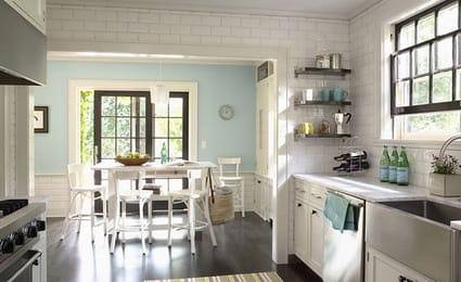 Turquesa en la cocina - Decoración de Interiores y Exteriores - EstiloyDeco