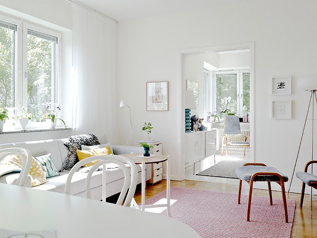 Decoración de un apartamento en estilo nórdico