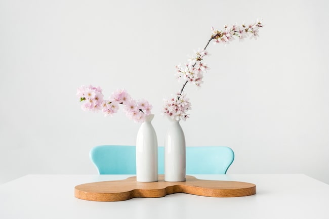 Decoración femenina estilo zen