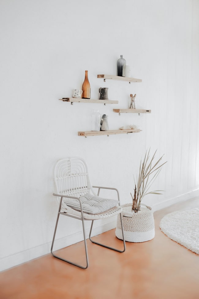 Decoración femenina estilo zen