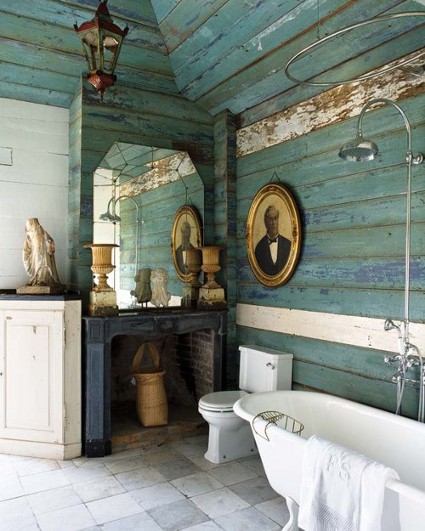 Hermosos baños azules - Decoración de Interiores y Exteriores - EstiloyDeco