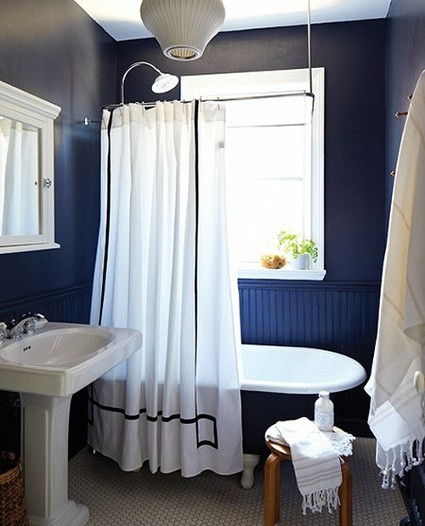 Hermosos baños azules - Decoración de Interiores y Exteriores - EstiloyDeco