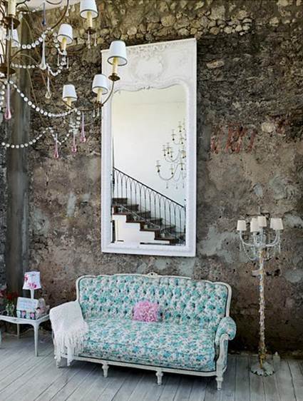 Decoración Dirty Chic