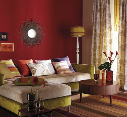 El color burdeos en la decoración - Decoración de Interiores y