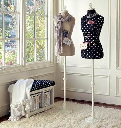 Maniquí decorativo hecho en casa