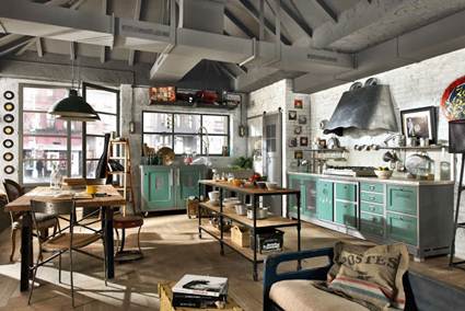 Cocinas estilo industrial - Decoración de Interiores y Exteriores ... Cocinas estilo industrial - Decoración de Interiores y Exteriores ...