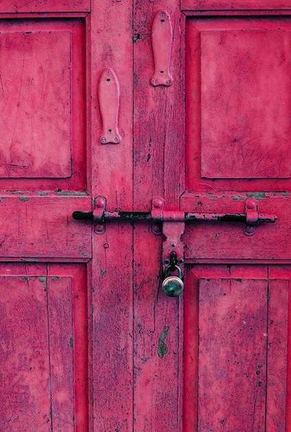 Puerta pintada