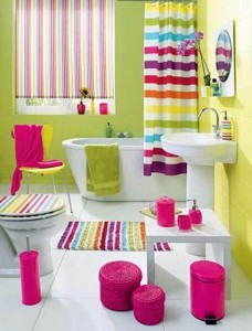 Baños a todo color - Decoración de Interiores y Exteriores - EstiloyDeco