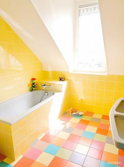 Baños a todo color - Decoración de Interiores y Exteriores - EstiloyDeco