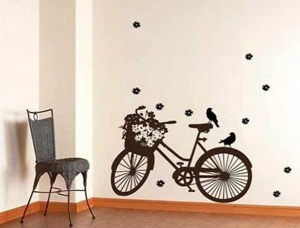 Vinilo decorativo de bicicleta