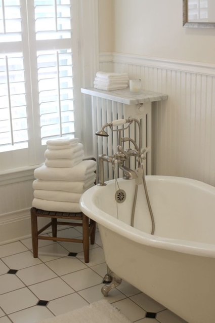 Estilo vintage para el baño